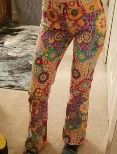 Vintage Moschino Wild Flower Print Pants